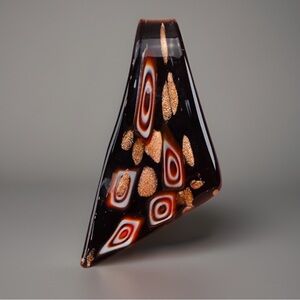 Vintage Abstract Glass Accent Pendant